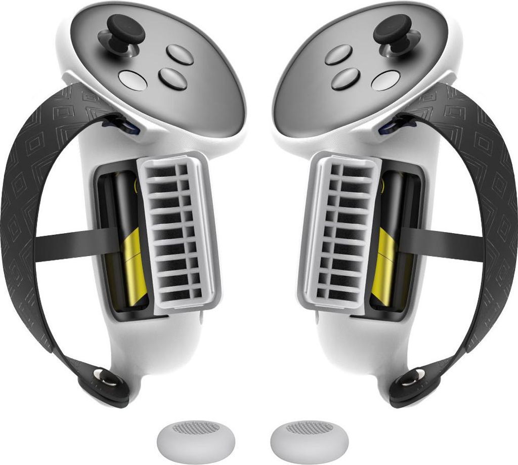INF Meta Quest 3 Controller Silikon-Schutzhülle Weiß