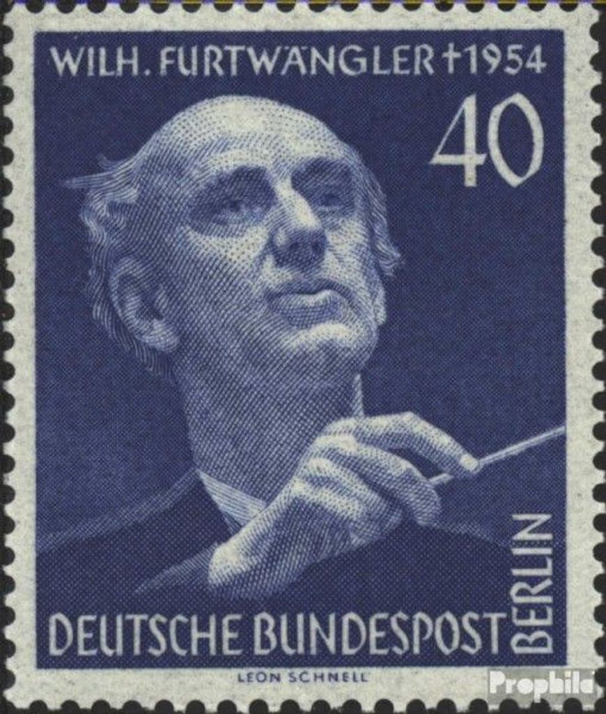 Briefmarken Berlin (West) 1955 Mi 128 (kompl.Ausg.) gestempelt Furtwängler