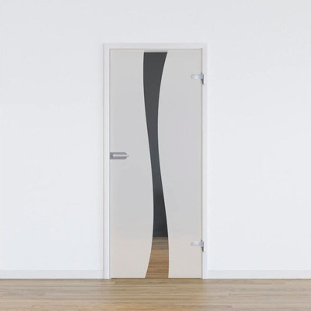 Pertura Glastür Komplettset Glera Breeze 709x1960x8 mm Rechts inkl. Studio Beschlag Edelstahl unverschließbar