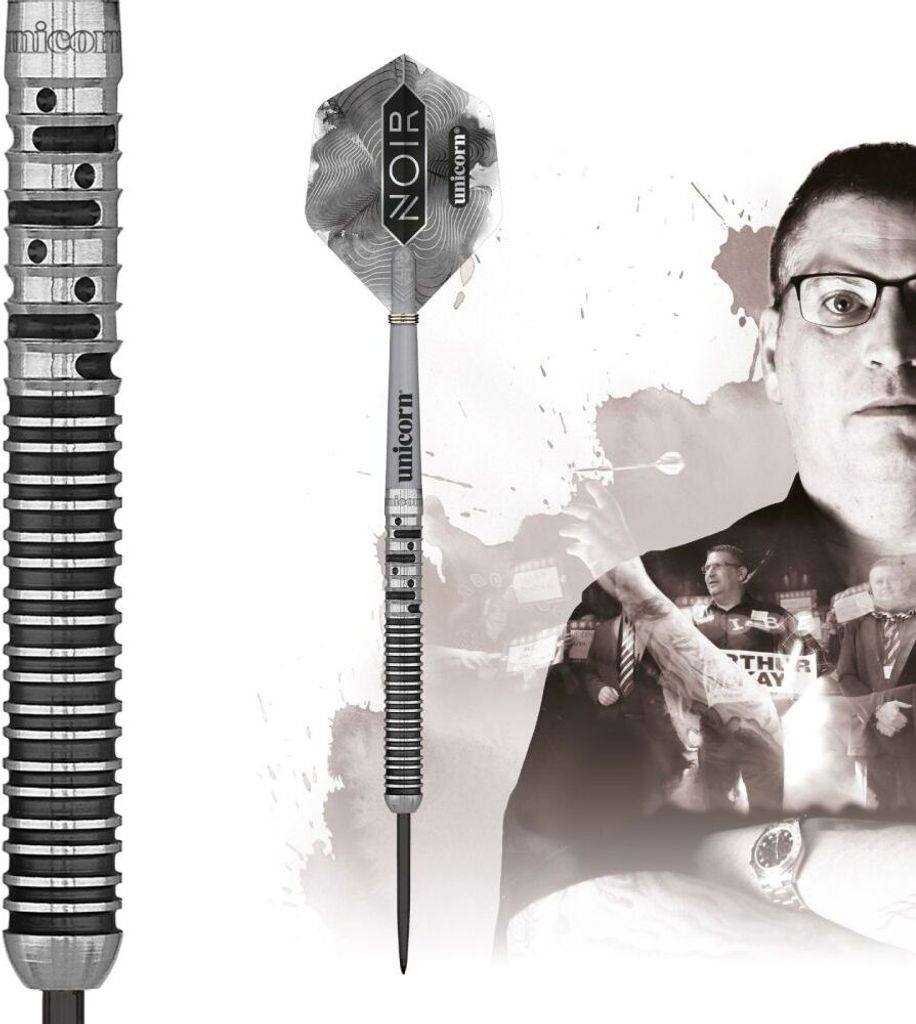 Unicorn Gary Anderson Noir Phase 5 90% - Steeldarts