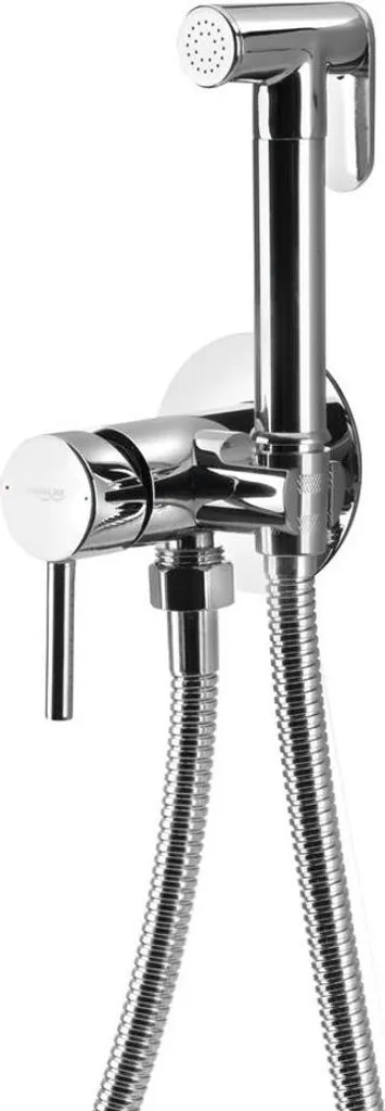 Aqualine Bidet - Miscelatore per bidet ad incasso con doccia, cromo SK302