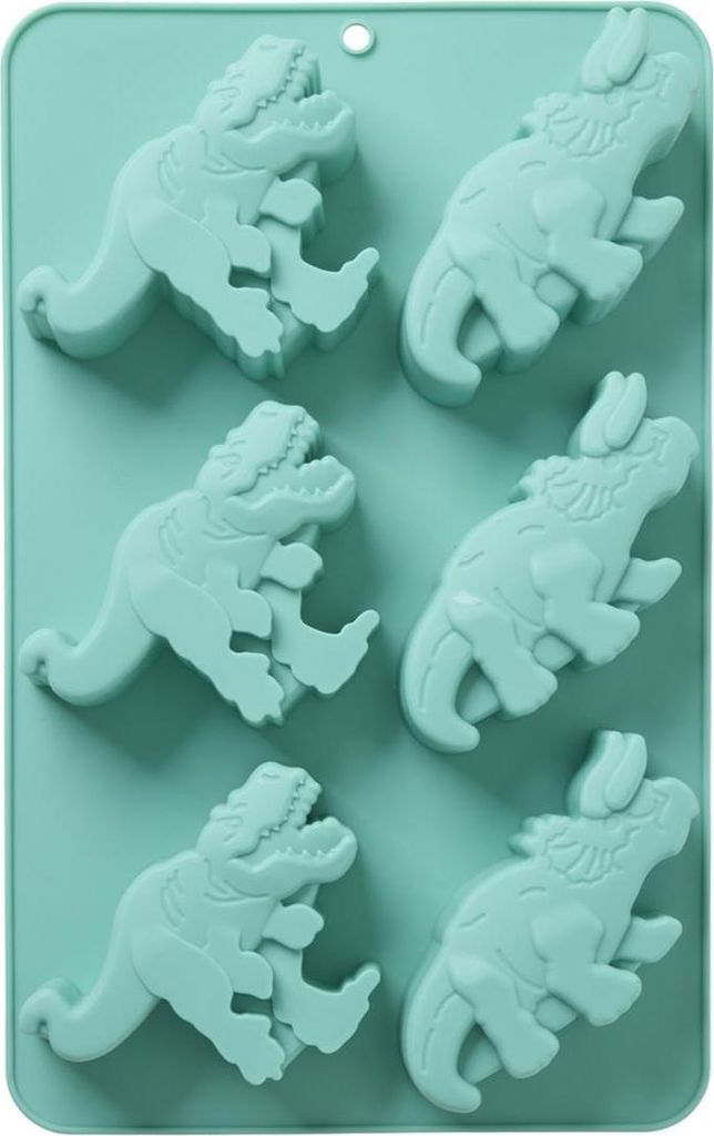Rice Backform aus Silikon Mint - Dinosaurier Produktbild 