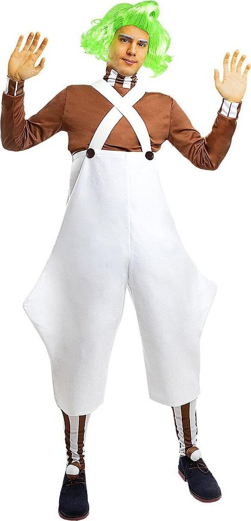 Funidelia Oompa Loompa Kostüm - Charlie und die Schokoladenfabrik für Herren ? Kostüme für Erwachsene & Verkleidung für Partys, Karneval & Hal...