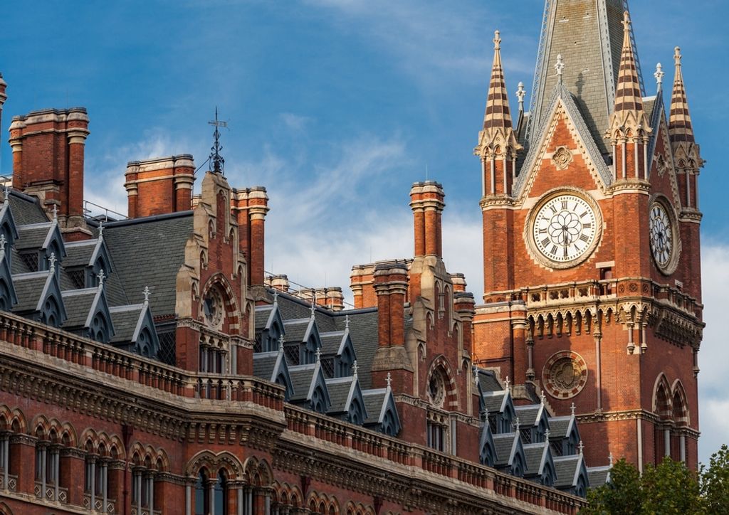 hansepuzzle 55167 - London Puzzle, 260 Teile, Hintergründe, 41,0 x 28,0cm mit hochwertiger Aufbewahrung, Kartonbox und wiederverschließbarem Beutel