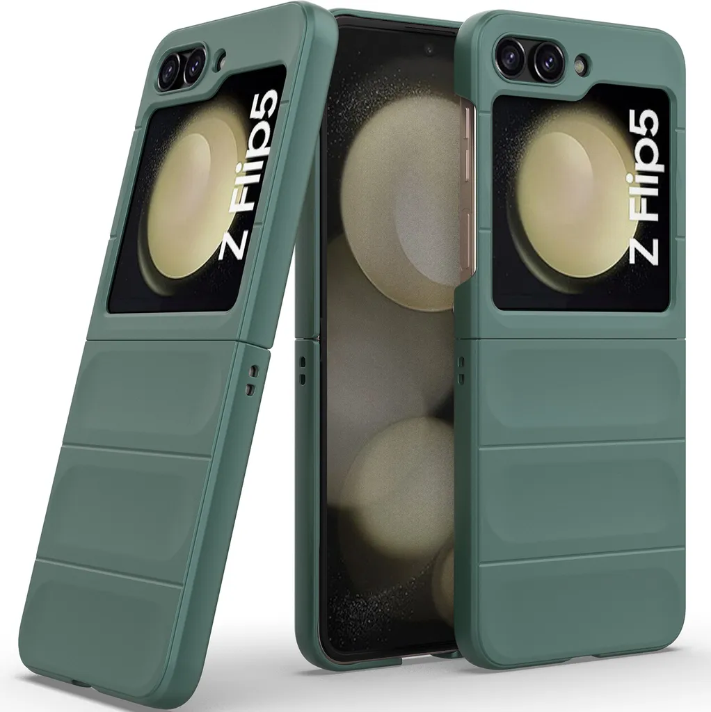 Custodia Samsung Galaxy Z Flip 5 Verde Scuro - PC Rigido Professionale