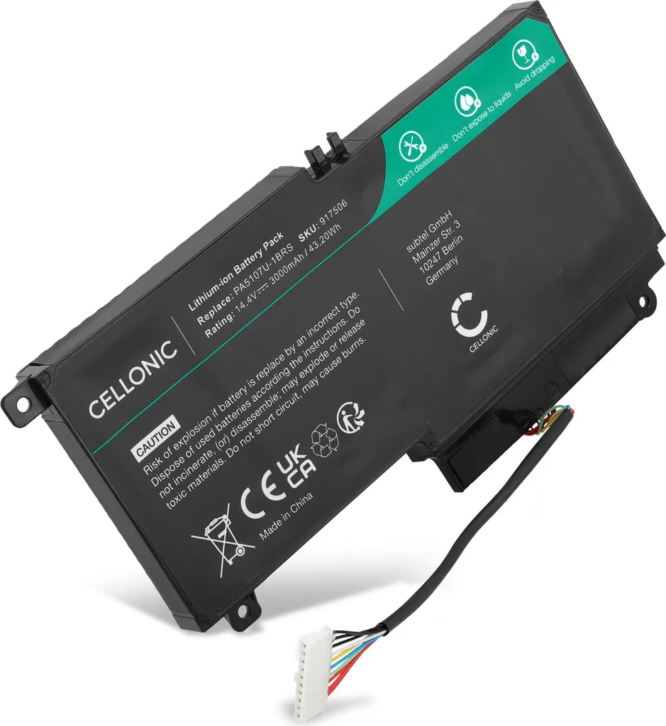 Réparer Batterie Toshiba Satellite L50-A L55-A PA5107U-1BRS - Neuve 14.4V