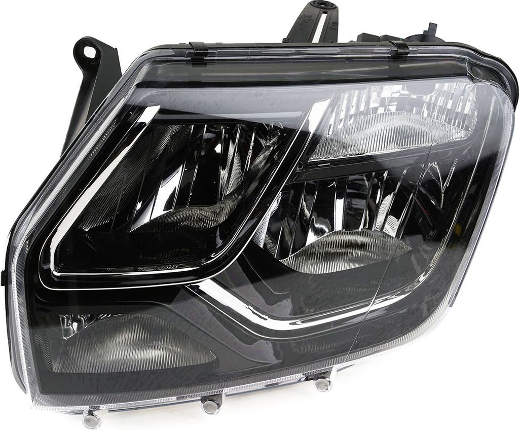 Scheinwerfer Satz passend für Dacia Duster f. mech. LWR TFL + Nebelsche. 8200074008 6202E1 00006202E1 6710027 0000620639 620639 0000620 Johns