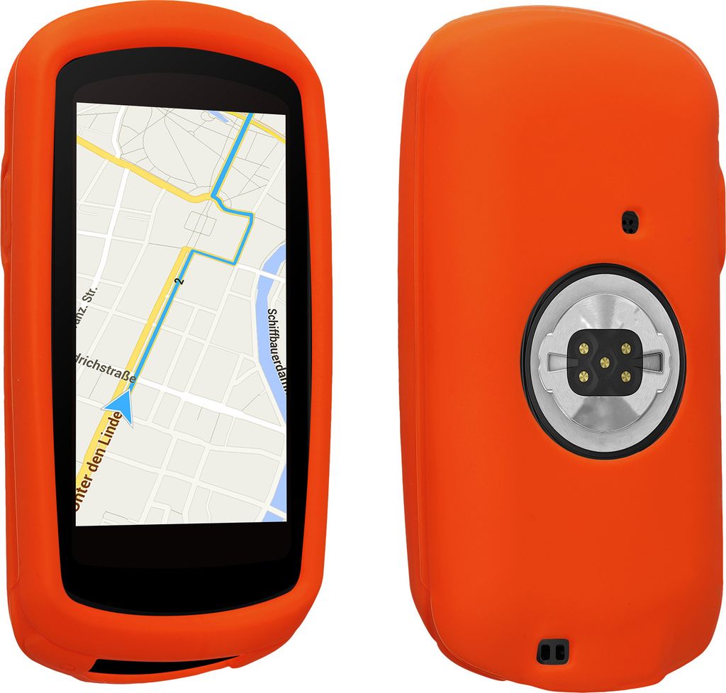 kwmobile Hülle kompatibel mit Garmin Edge 1040 / 1040 Solar - Silikon GPS Fahrrad Case Schutzhülle