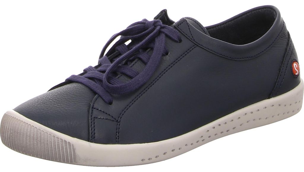 Softinos Schnürhalbschuhe in blau, Gr. 36