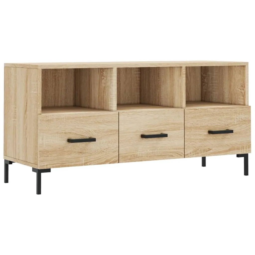 Mobile Porta TV Rovere Sonoma 102x36x50 cm Legno Multistrato SYFAX™