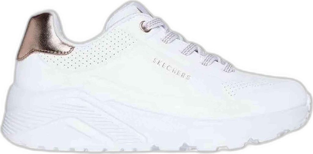 Skechers Uno Lite White Leather / Grey Größe EU 33 Produktbild 