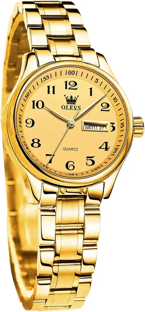 Orologio Analogico Donna Impermeabile - Acciaio Inox Facile Lettura