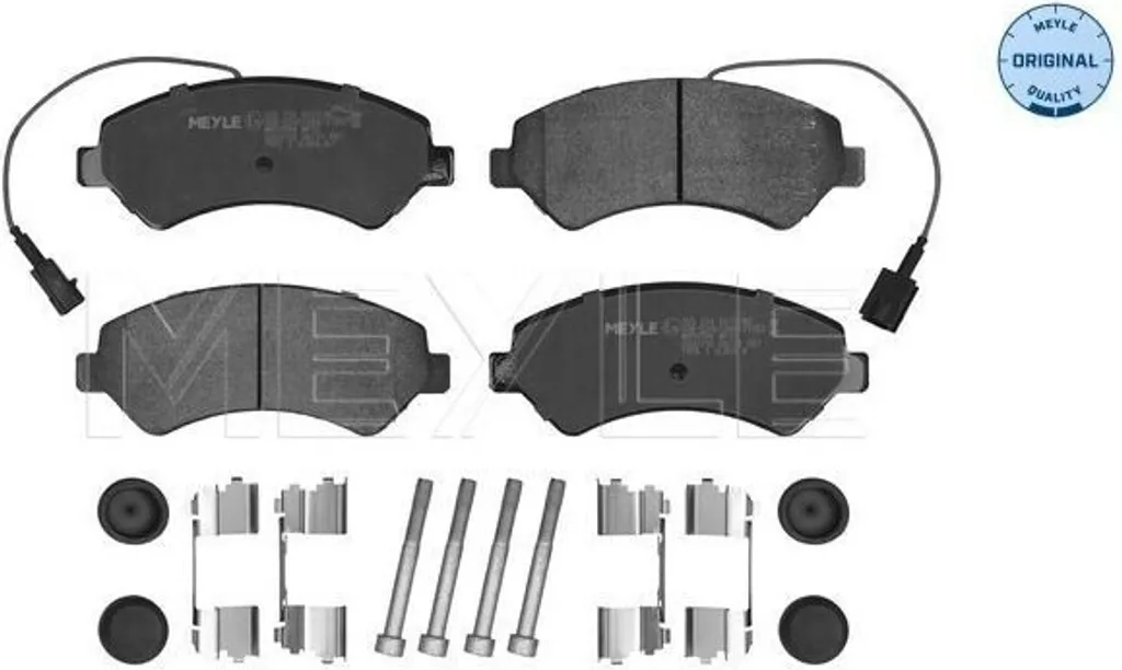 Jeu de plaquettes de frein avant pour Boxer et Ducato - Type OE