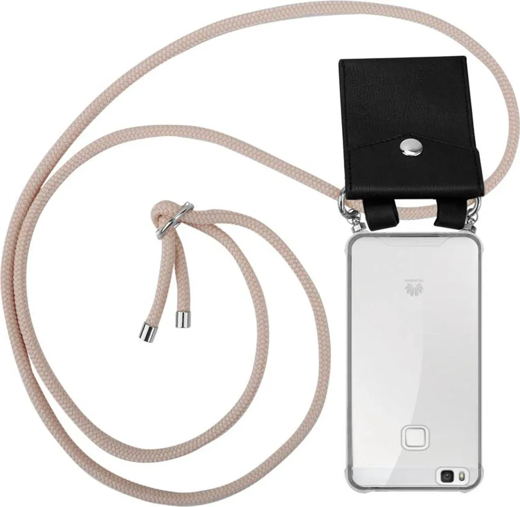 Custodia Cadorabo Rosa per Huawei P9 Lite 2016 - Protezione con Cavo