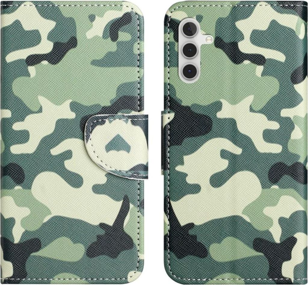 Samsung Galaxy S24 FE Hülle - Coverup Klapphülle - Camouflage