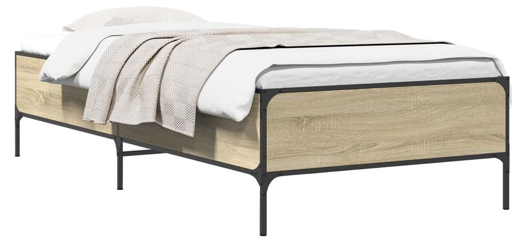 Bettrahmen Sonoma-Eiche 80 x 200 cm Holzwerkstoff