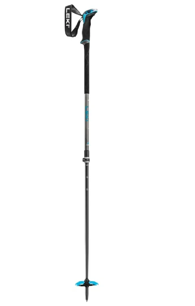 Leki Guide Lite 2 Bâtons de randonnée Silvergrey Petrol 110-145 cm