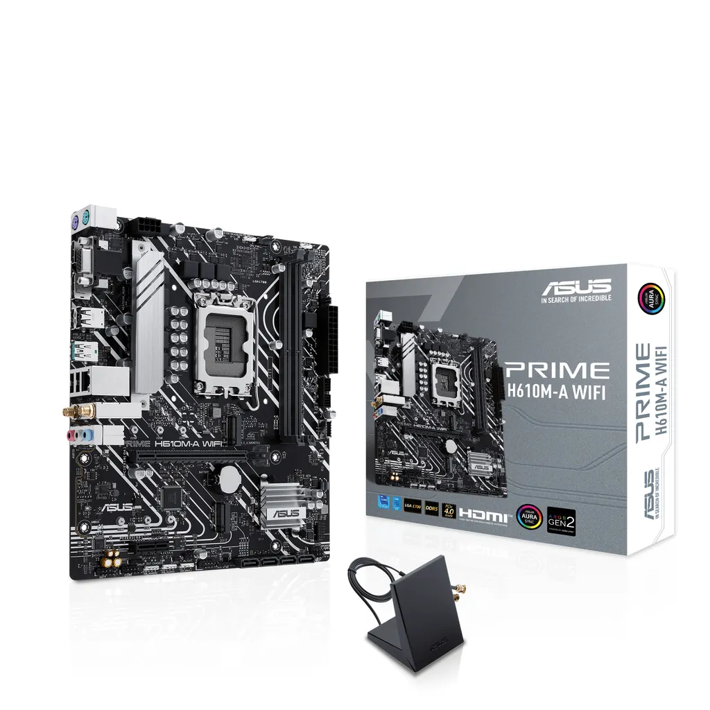 ASUS PRIME H610M-A WIFI mATX - Scheda Madre LGA 1700 Intel H610 DDR5