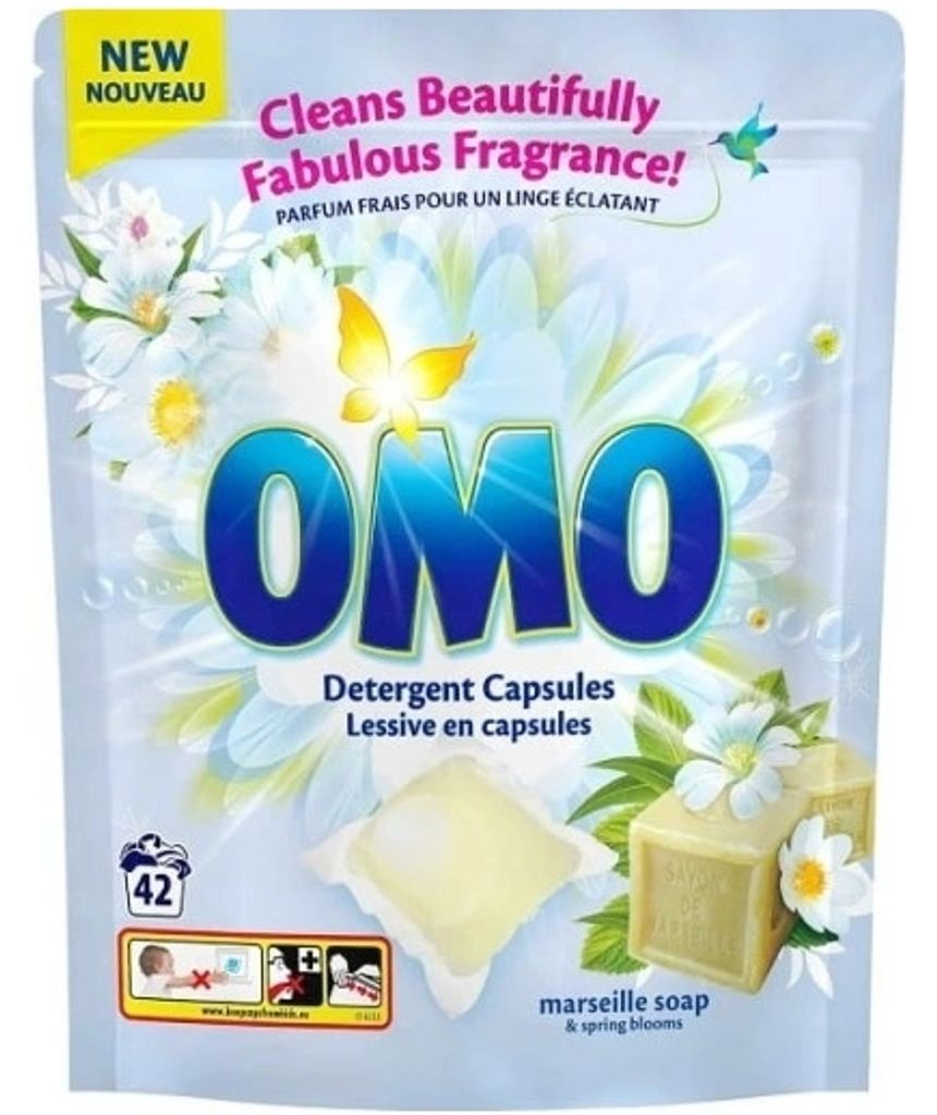 OMO Sapone di Marsiglia e Capsule di lavaggio ai fiori di Immagine del prodotto 