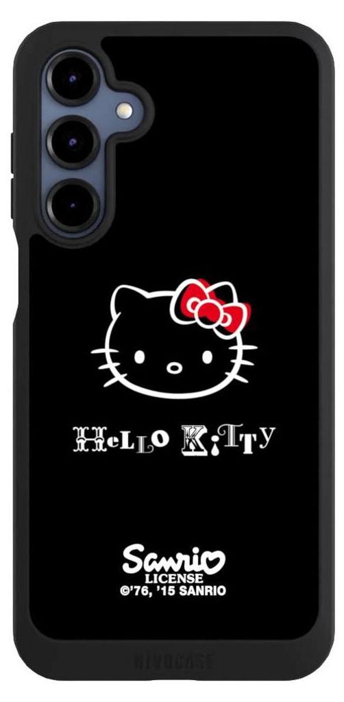 NIVOCASE Handyhülle für Samsung Galaxy A16 5G Hülle NIVOpure Case Schwarz Fanartikel Hello Kitty Kawaii