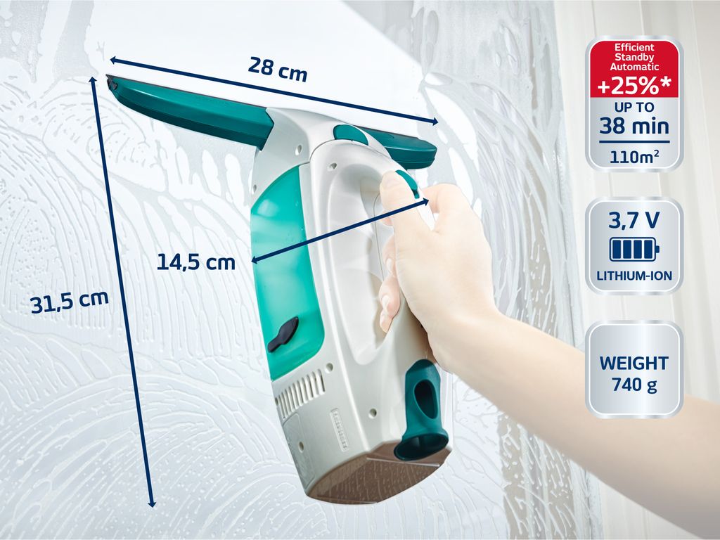 Leifheit Set vysavač na okna Dry & Clean s rukojetí a Obrázek produktu 7