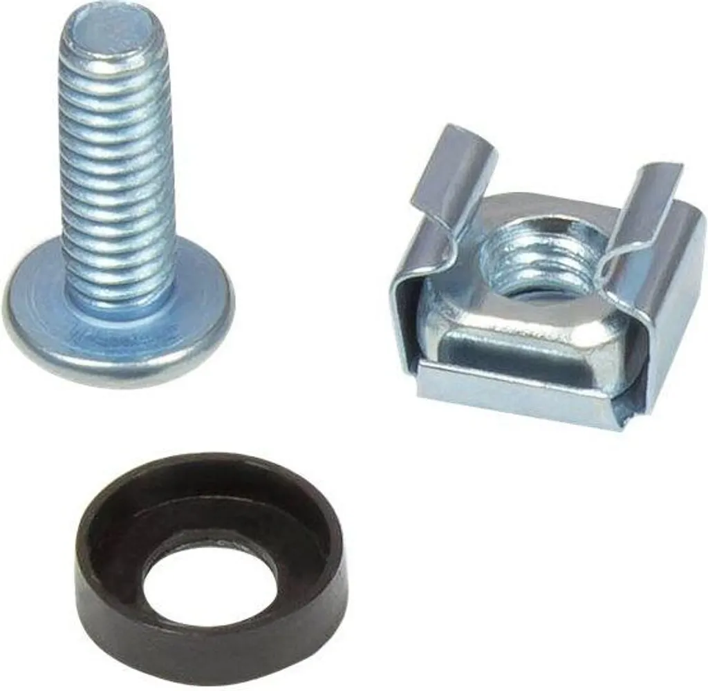 Vis M6 x 20 mm Argentées pour Fixation Rack et Mobilier Technique x50