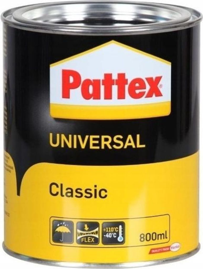 Pattex Universal-Kontaktkleber 800ml Dose superstark und Produktbild 