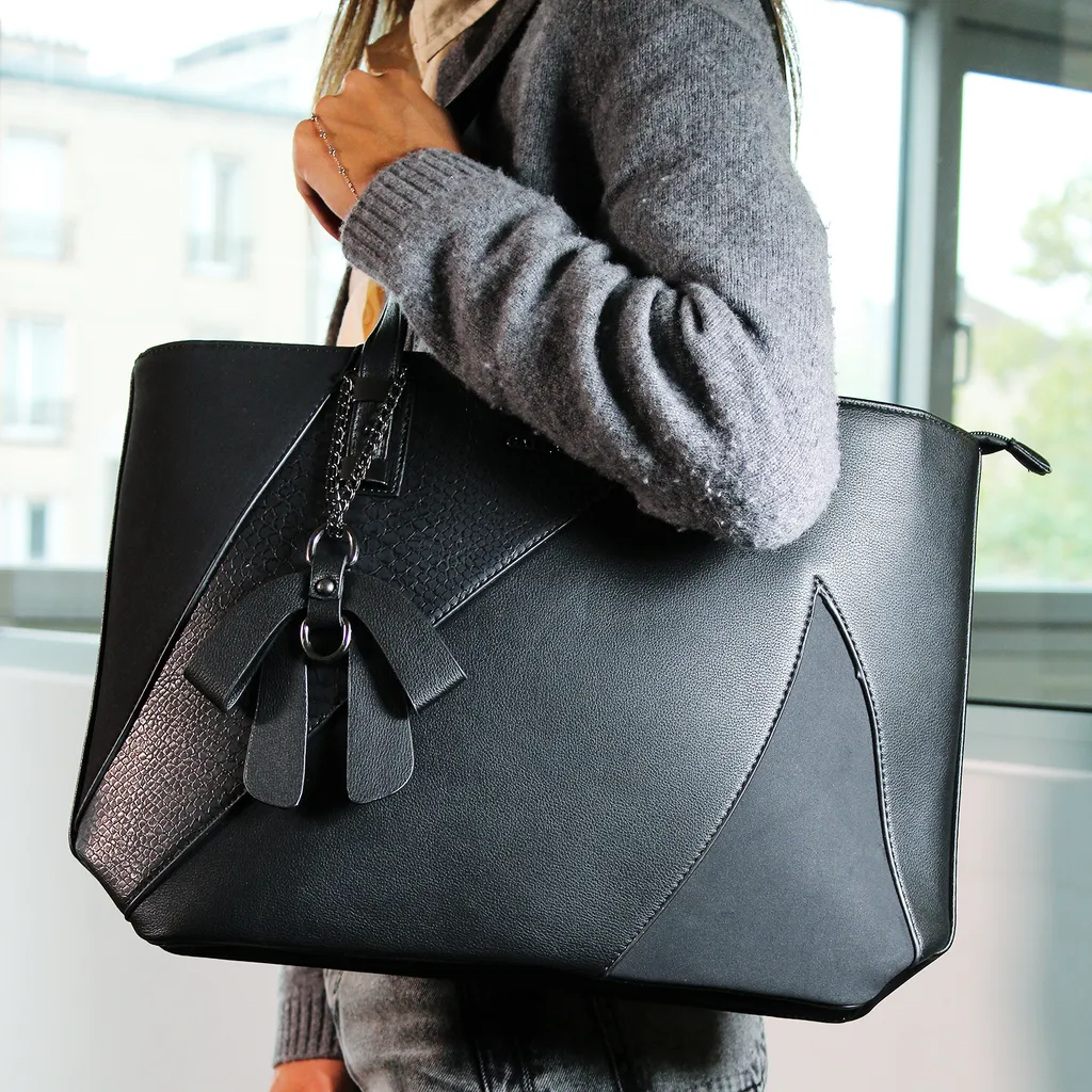 Borsa Donna Gallantry Tote Nero Serpente | Dal Giorno alla Sera - 6