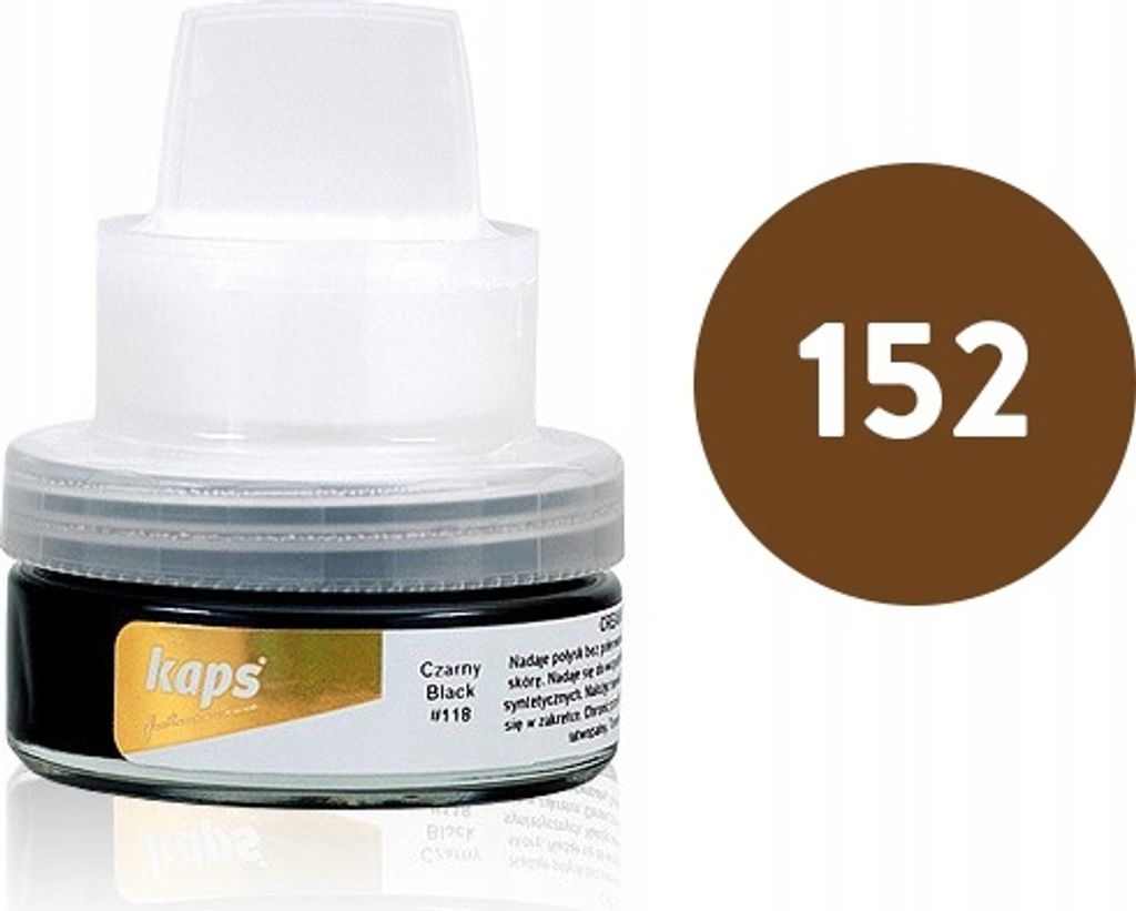 Kaps Delicate Cream für Leder mit Applikator 50 ml - Nevada (152#)