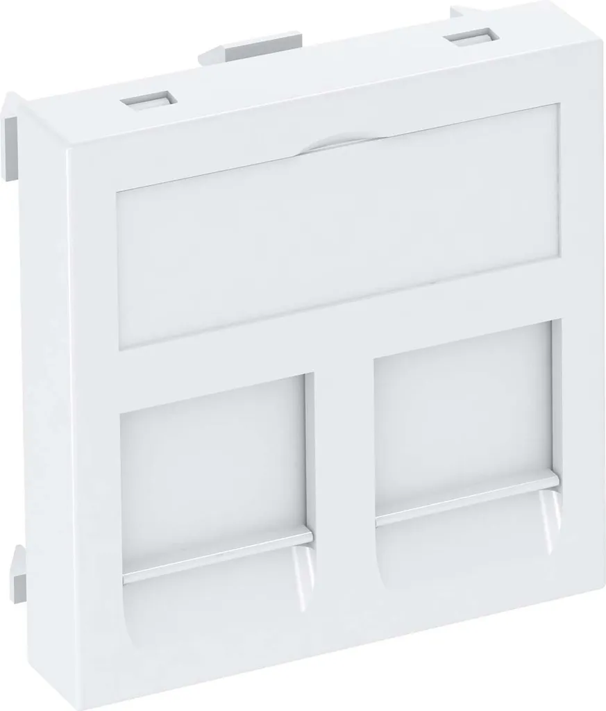 Platine de données DTG-2C RW1 support de montage pour 2 modules RJ45 OBO
