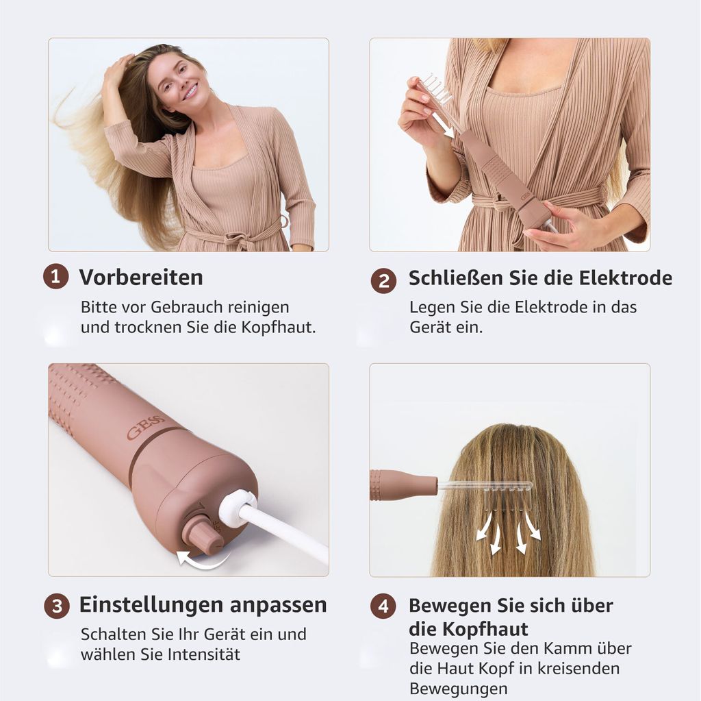 Darsonval, Hochfrequenz, Haarbehandlung, Anti-Haarausfall, Produktbild 5