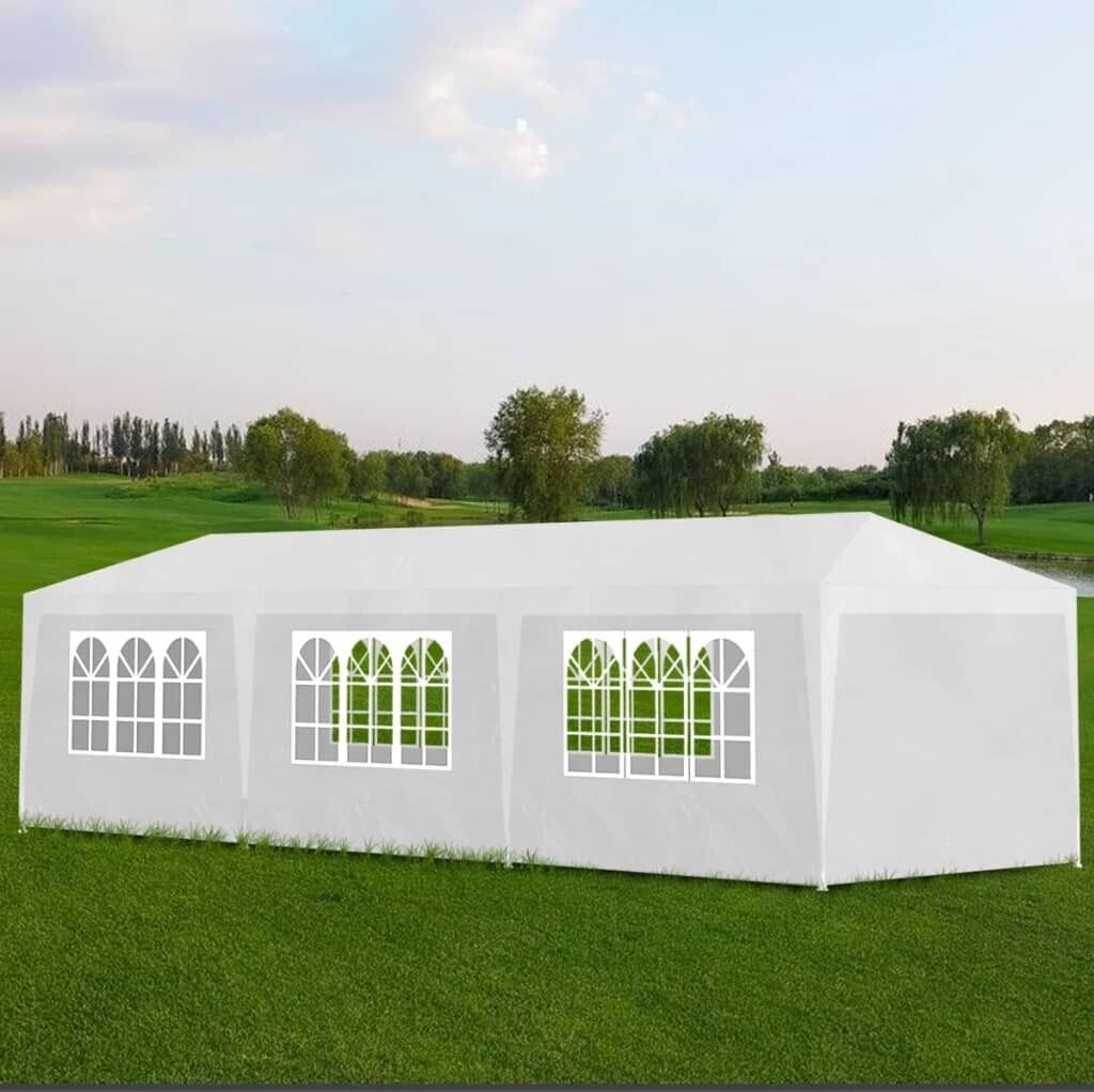 Tenda per feste 3x9 m bianca Immagine del prodotto 