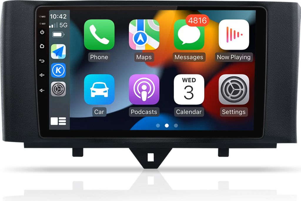 Android 13 Autoradio Für Mercedes C-Klasse W204 2006-2011 - 9 Zoll Mit CarPlay & Rückfahrkamera