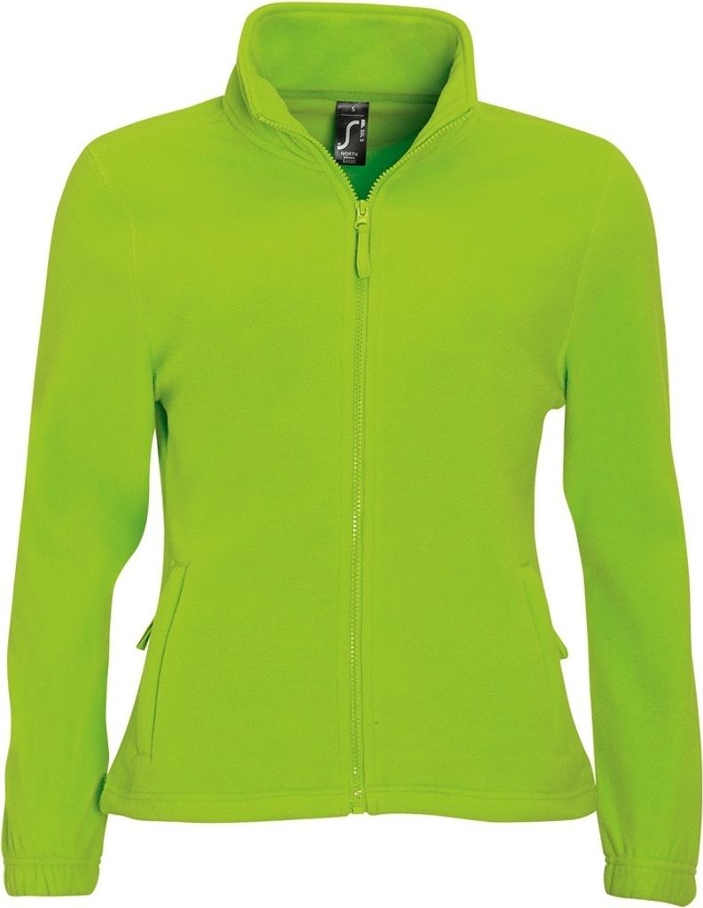 SOLS Damen North Fleece-Jacke mit durchgehendem Reißverschluss PC344 (M) (Limette)