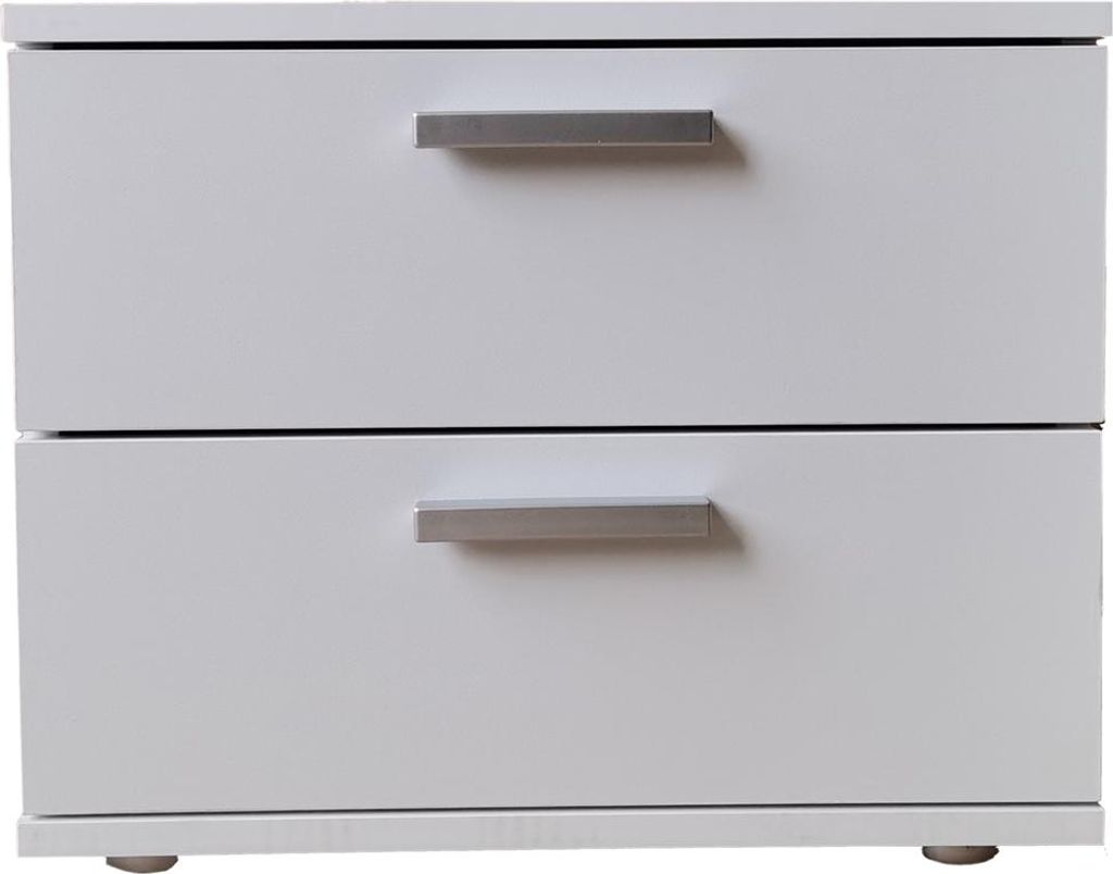 Nachtschrank Nina mit zwei Schubladen HTI-Line Produktbild 