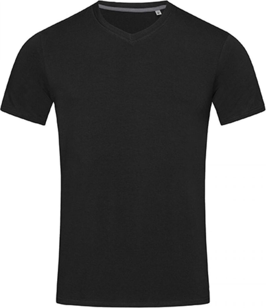 Stedman ST9610 | V-Neck Clive Herren T-Shirt - Farbe: Black Opal - Größe: M
