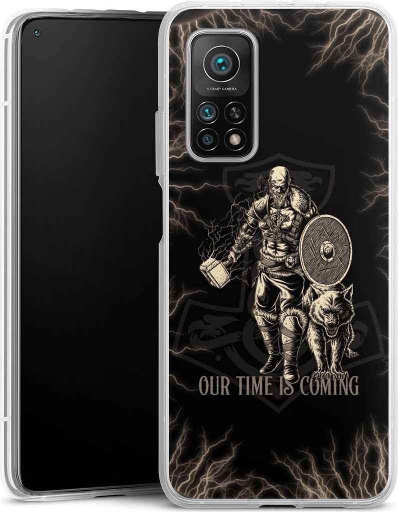 DeinDesign Handyhülle für Xiaomi Mi 10T Pro 5G Silikon Hülle Case Smartphone Schutzhülle Serienmotiv Vikings Wikinger