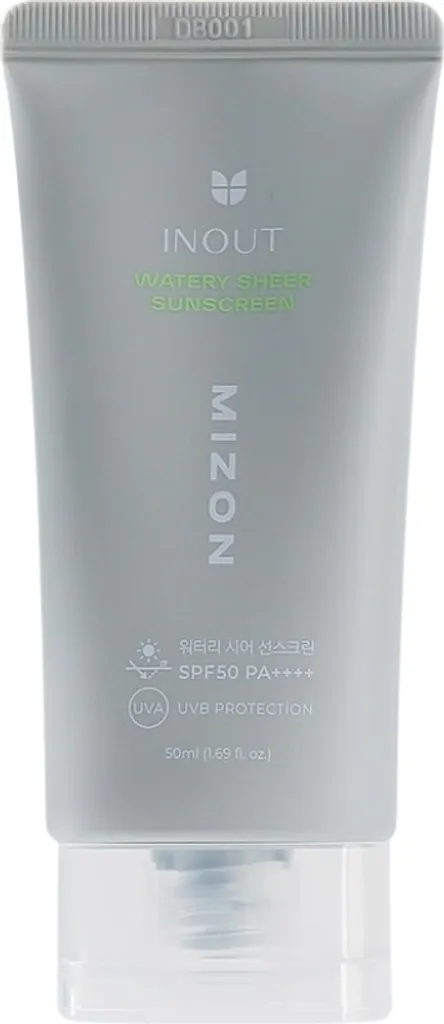 Crème Solaire SPF50 Mizon Inout Texture Eau - Fini Invisible 50 ml