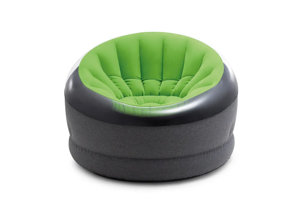 Siège d'appoint gonflable design Empire velours pour salon ou chambre