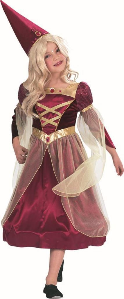 Edles Burgfräulein Kindergröße: 104