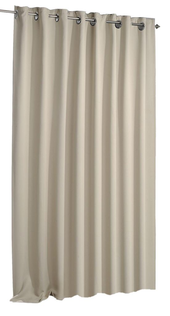 Verdunklungsvorhang beige Ösen 135x175 cm Vorhang Produktbild 