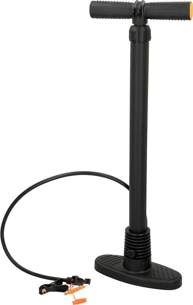 Aktive Standpumpe Silber 60 cm Silber 60 cm