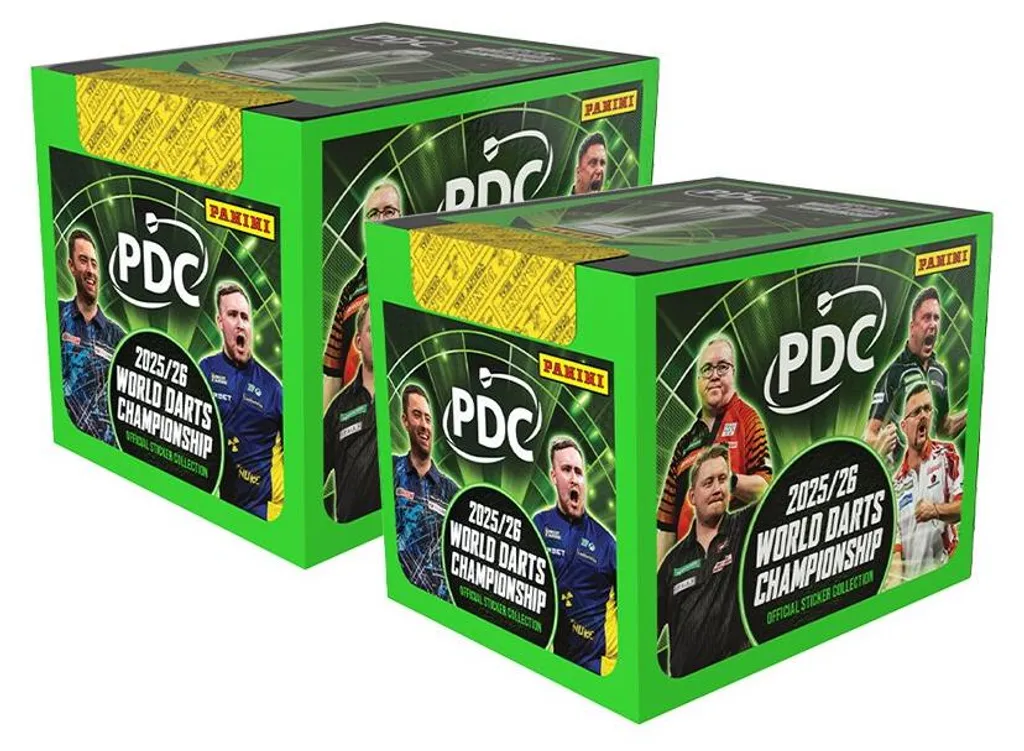 Autocollants de Fléchettes PDC 2026 : Pack de 72 Sachets de Collection