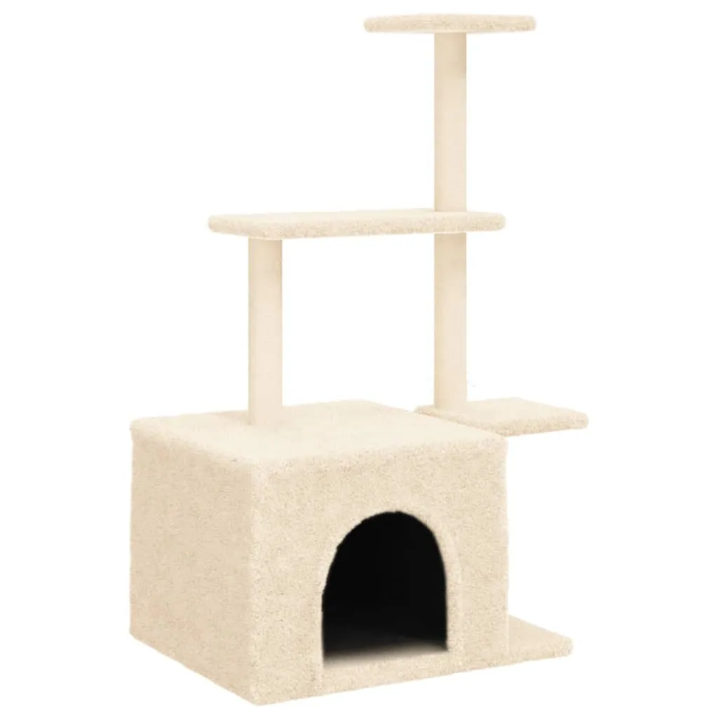Offerta Tiragraffi Gatto Crema 110 cm Sisal - Prezzo Imbattibile