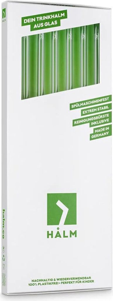 Skleněná brčka HALM na láhve rovná 30 cm extrémně stabilní Obrázek produktu 2