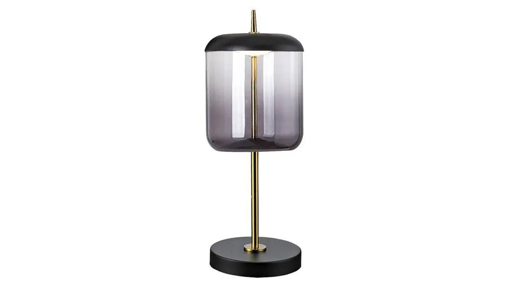 Lampe de Chevet LED Delice Noire Idéale pour Bureau ou Table de Nuit