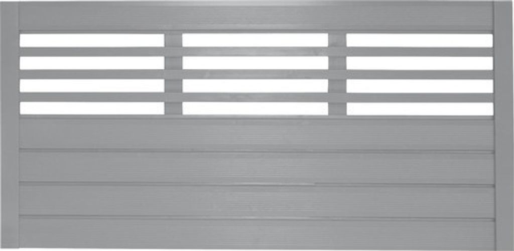 Vorgartenzaun Konsta Style 180 x 90 cm hellgrau
