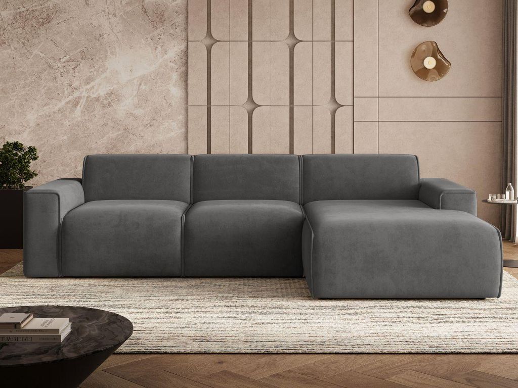 GrainGold Ecksofa L-Form Rechts Lavia - Ecksofa mit Produktbild 