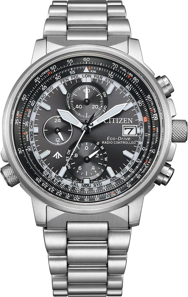 Citizen AT8300-58E Eco-Drive Promaster Sky Funk Fliegeruhr für Herren Schwarz 1