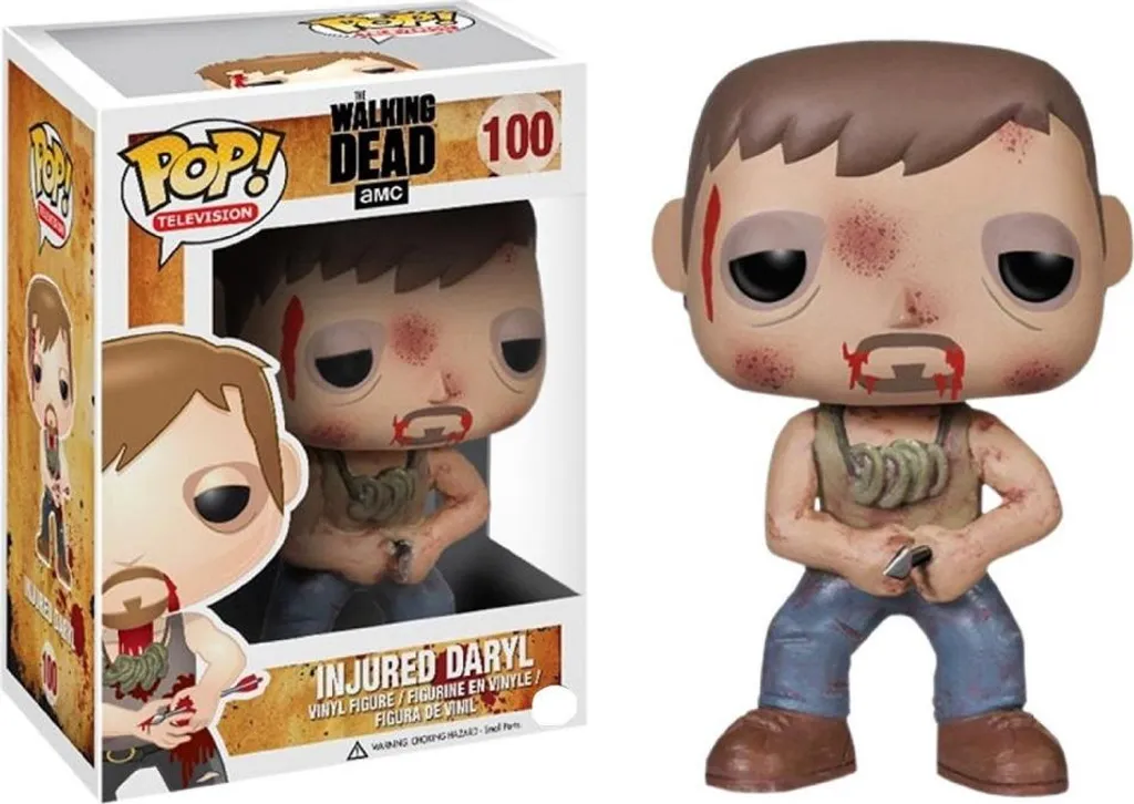 Figurine Pop The Walking Dead Daryl Blessé pour Collectionneur de BD